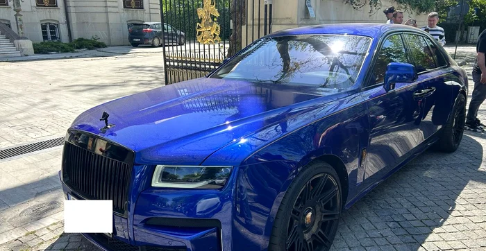 Limuzina pe care Gigi Becali nu o mai poate conduce timp de trei luni, Foto GSP 