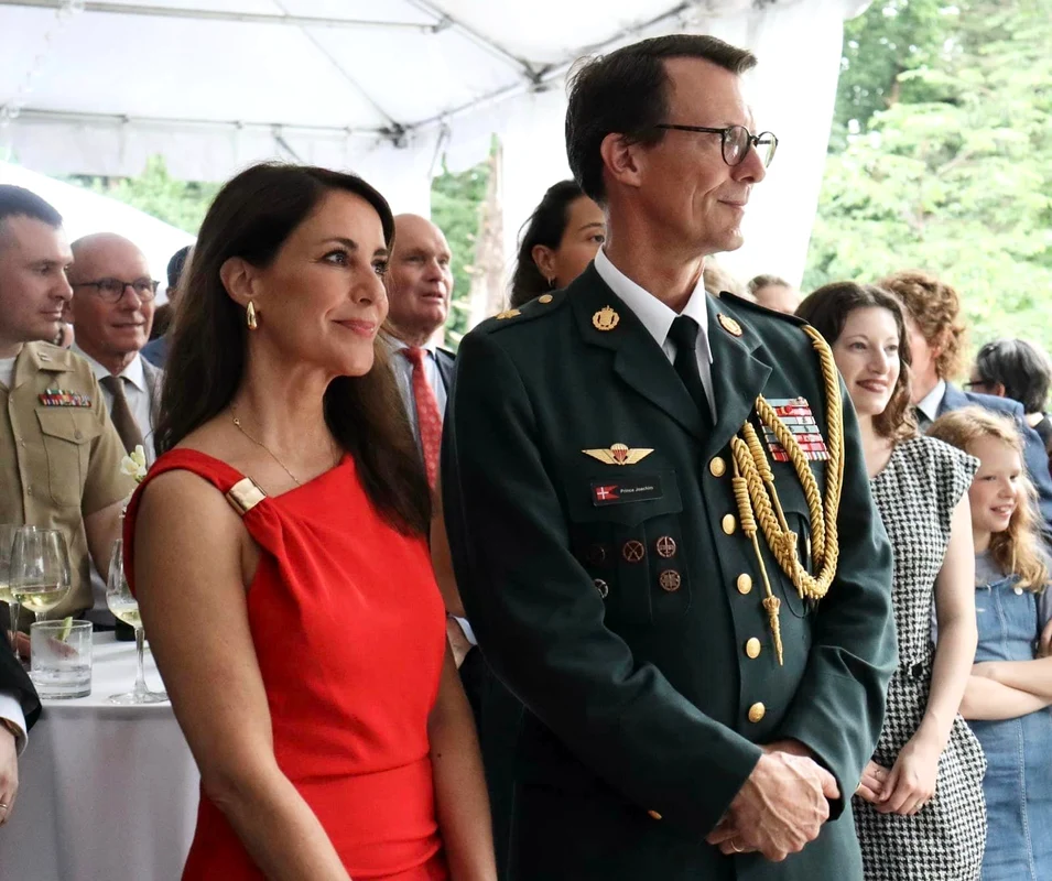 Prințul Joachim și Prințesa Marie la ambasada daneză de la Washington