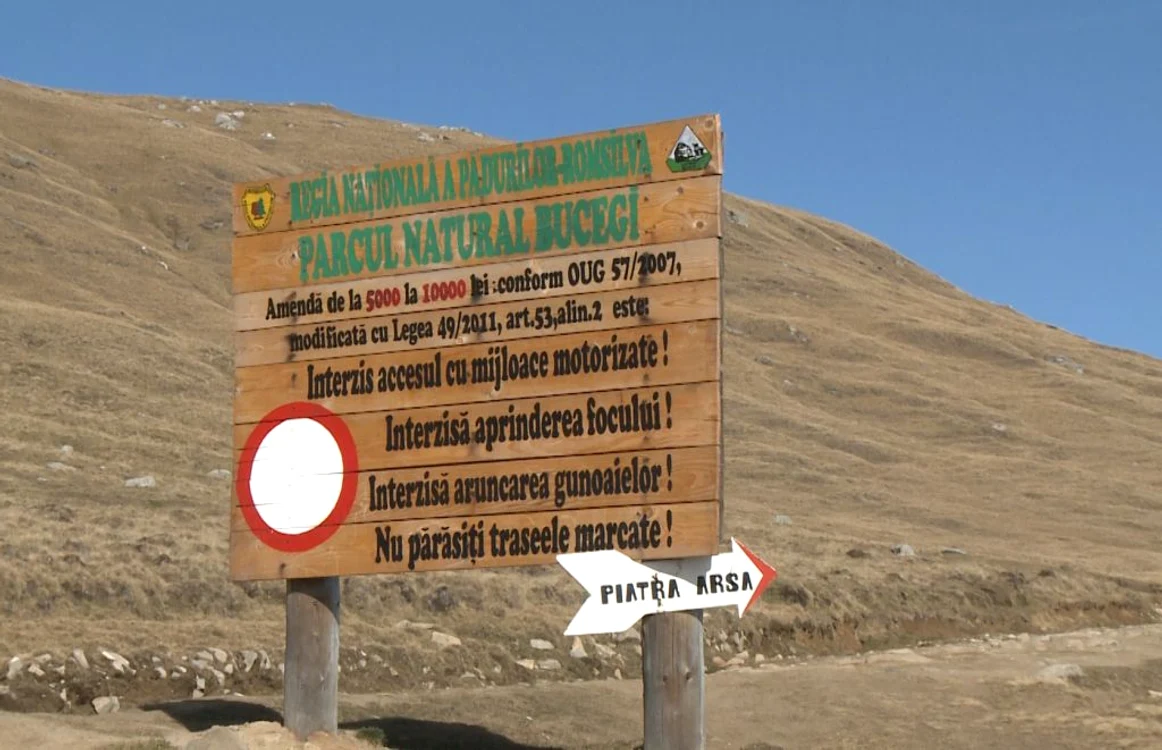 Cu masina la Piatra Arsa