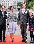 Copiii Printului Joachim al Danemarcei, Nikolai (23), Felix (20), Henri (13) si Athena (10) jpg