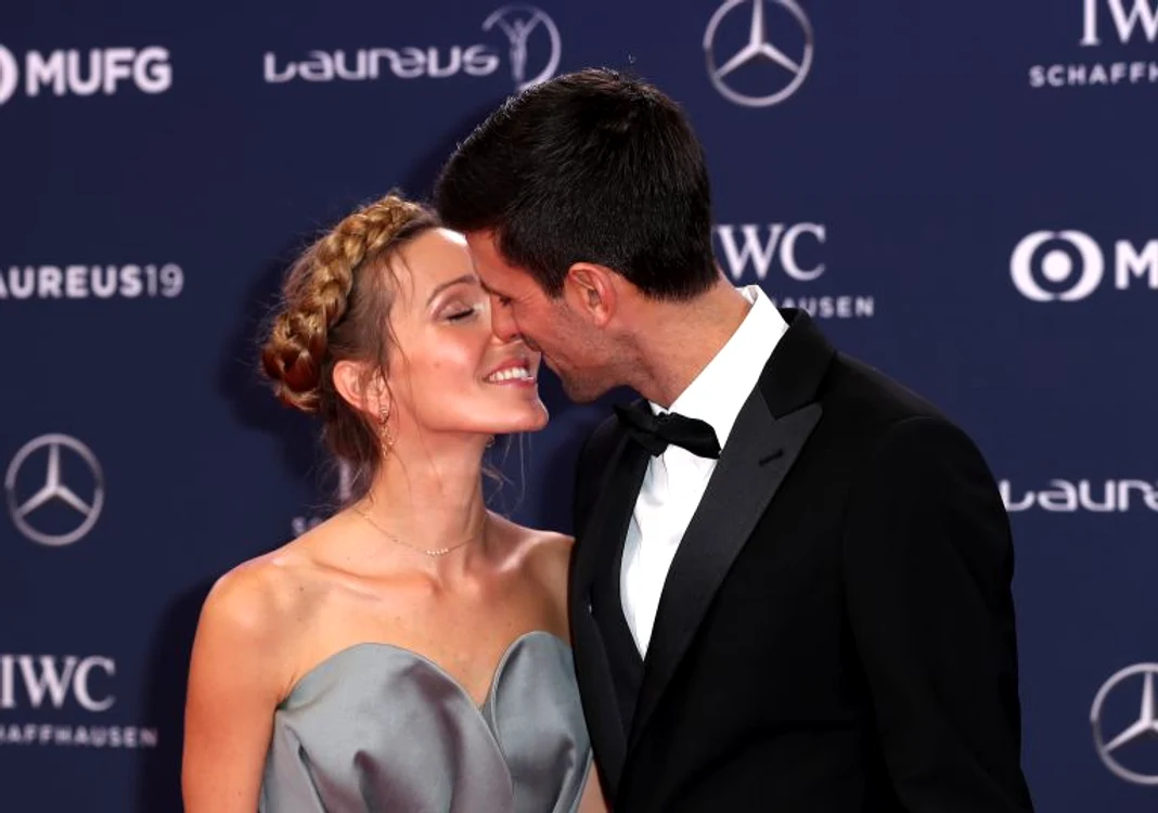 Novak și Jelena Djokovic au doi copii împreună (FOTO: Guliver/Gettyimage)