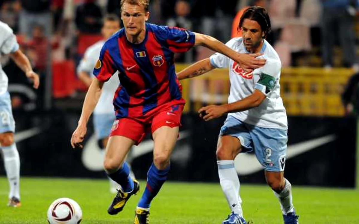 Pantelis Kapetanos (stânga), aproape de o revenire la Steaua FOTO Răzvan Păsărică