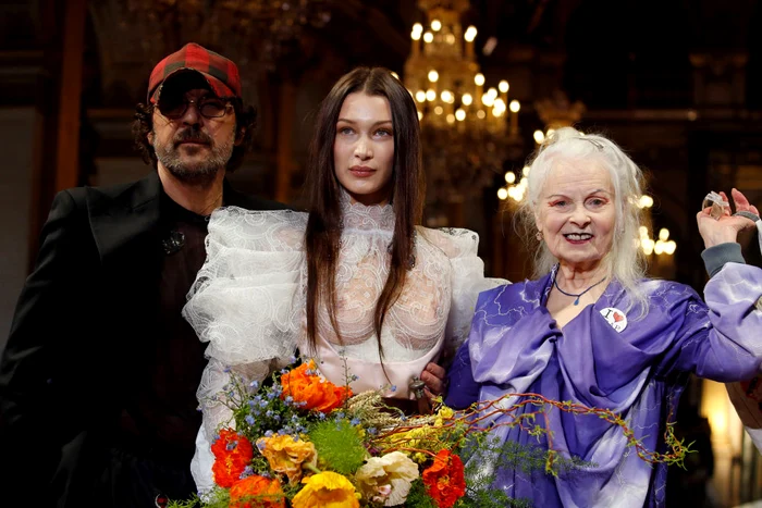  Andreas Kronthaler, Bella Hadid și Vivienne Westwood