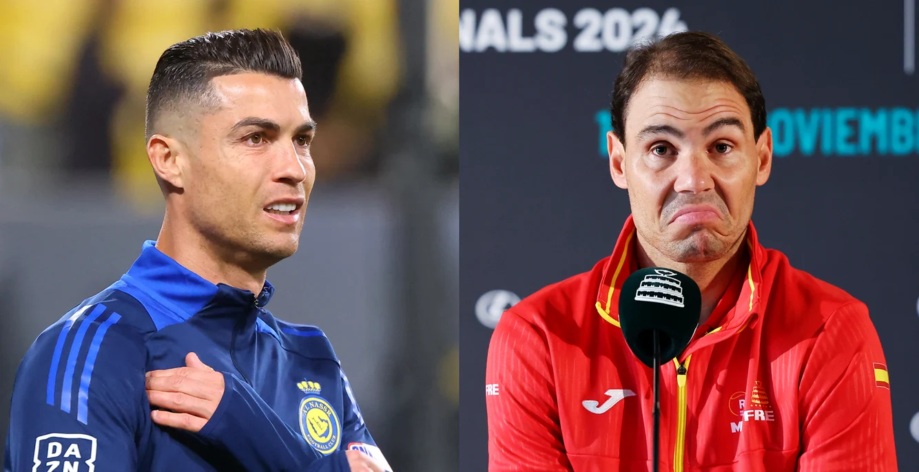 Cristiano Ronaldo și Rafa Nadal au pus lacăt restaurantului din Madrid. Foto Getty images