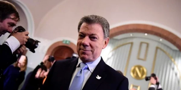 Presedintele columbian Juan Manuel Santos FOTO AFP