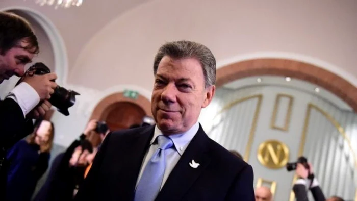 Preşedintele columbian Juan Manuel Santos FOTO AFP