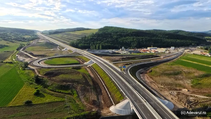 Șantier. Nodul Zimbor, Autostrada Transilvania. Foto: Daniel Guță. ADEVĂRUL