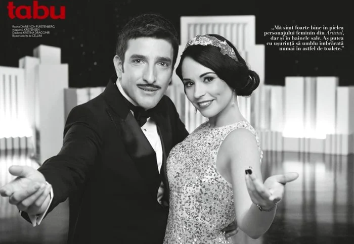 Silviu Biriş şi Andreea Marin, în revista Tabu - 2012. (Foto: tabu.ro)