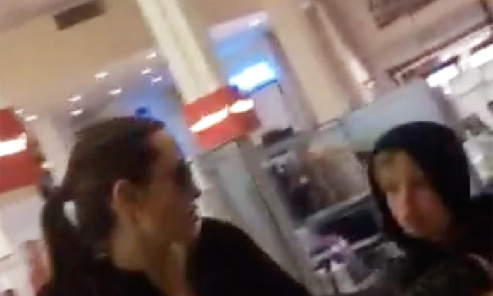 Exclusive Premium: Angelina Jolie takes her daughter Shilo Christmas Shopping at Sammy's *NO USE W/O PRIOR AGREEMENT CALL FOR PRICING*** jpeg