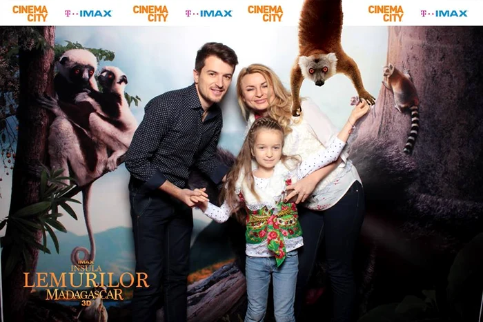 Radu Sârbu şi familia lui la film