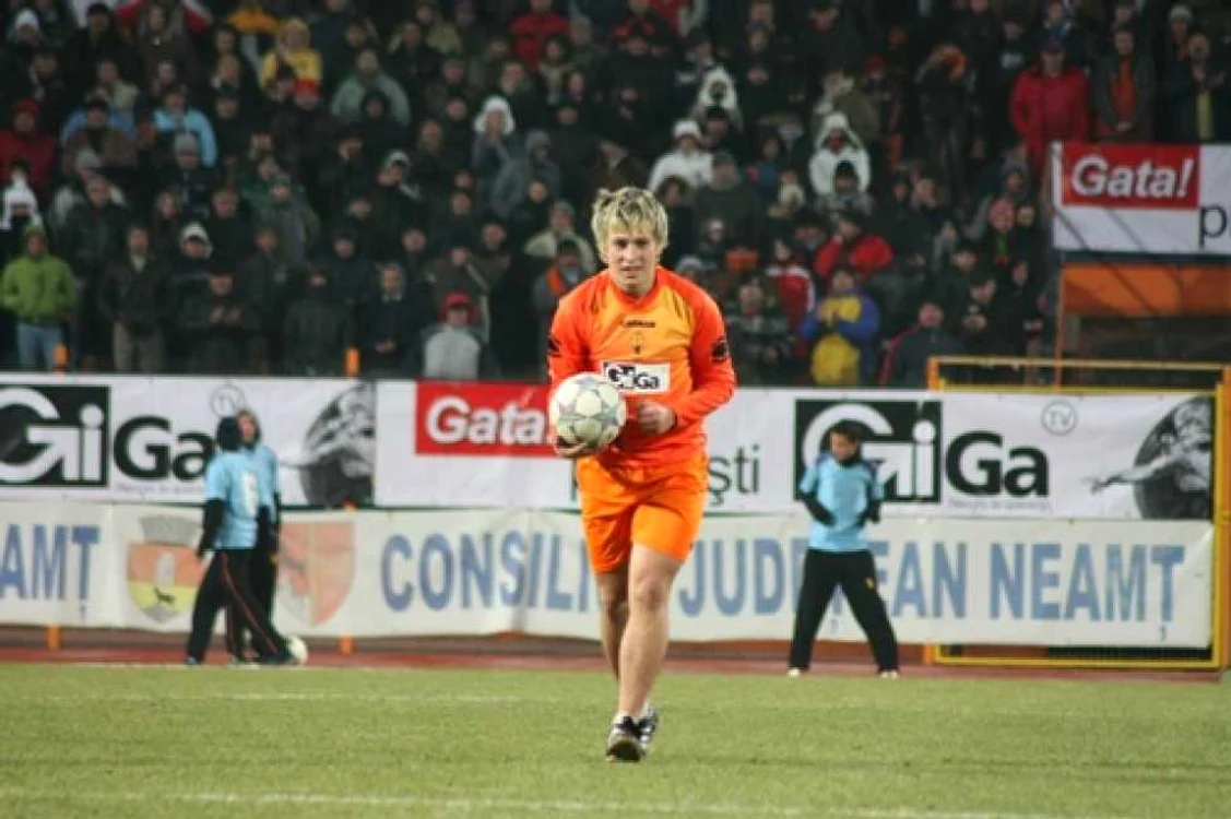 Ștefan Florescu a făcut show în pauza meciului Ceahlăul - Steaua