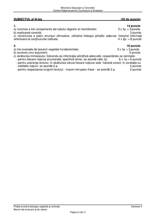 Bacalaureat 2025 - sesiunea de toamnă. Elevii au susținut proba la alegere a profilului. Subiecte și bareme de corectare 10 image