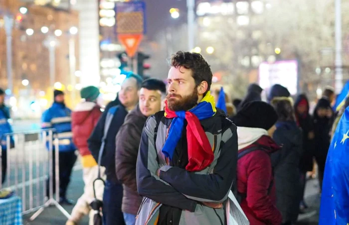 A 22-a zi de proteste în Piaţa Victoriei FOTO Mihnea Dumitru