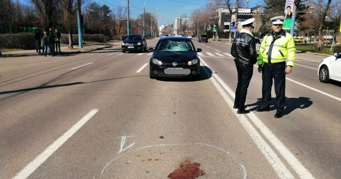 Zona unde s-a produs accidentul FOTO IPJ Constanţa