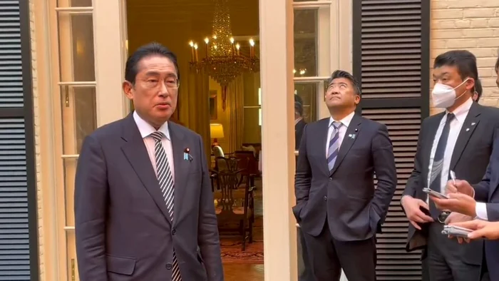 Fumio Kishida și-a cerut scuze FOTO: Captură video Twiter