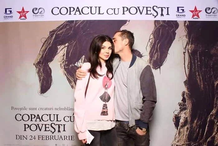 Vladimir Drăghia s-a arătat drăgăstos față de cea care l-a însoțit la cinema