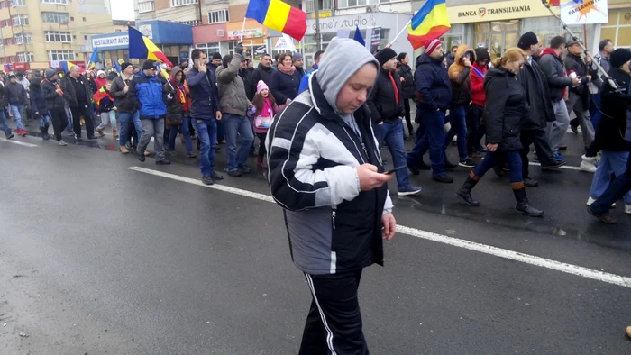 Cristian Stan este unul dintre liderii informali ai protestelor de la Alba Iulia