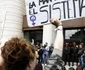 Pamplona - proteste împotriva bărbailor care au violat o fată. FOTO EPA-EFE