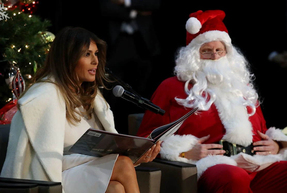 Melania Trump Reads To Patients At DC Children's Hospital A Christmas Story jpeg