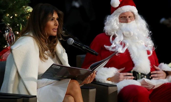Melania Trump Reads To Patients At DC Children's Hospital A Christmas Story jpeg