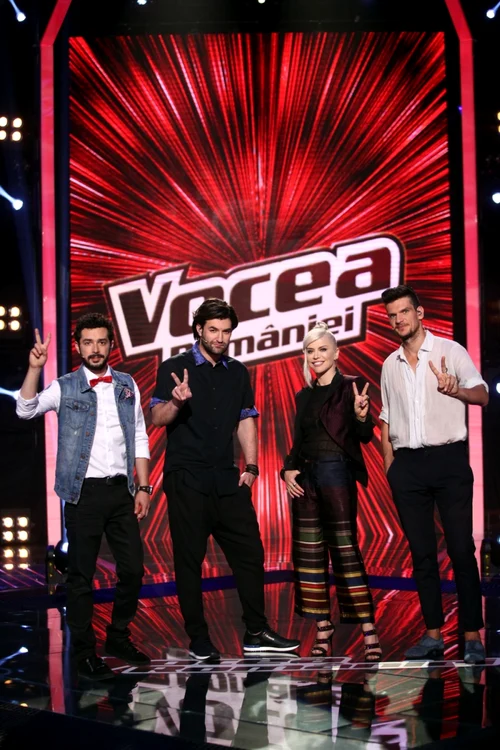 Juriul Vocea României: Marius Moga, Smiley, Loredana şi Tudor Chirilă