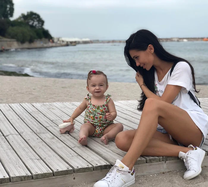 Anda Călin este topită după fetiţa ei, Anastasia 