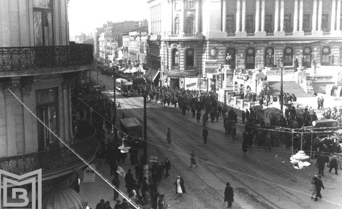 Imagine veche cu Bulervardul Elisabeta din București / foto: Historia