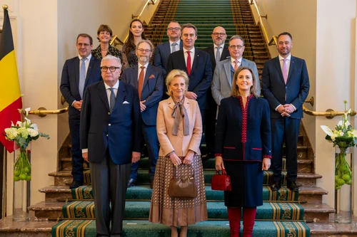 Prințul Laurent, Prințesa Astrid și Prințesa Claire la Ziua Regelui Belgiei, 2025. FOTO: Casa Regală belgiană