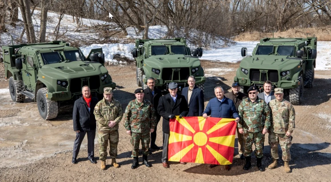 Macedonia de Nord renunță la tancuri grele FOTO: Ministerul Apărării din Macedonia de Nord