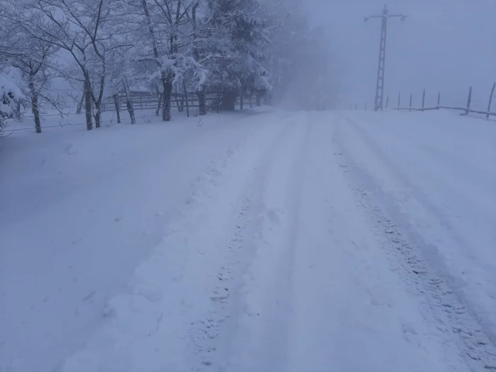 Deszăpezire în judeţul Hunedoara. foto consiliul judetean hunedoara