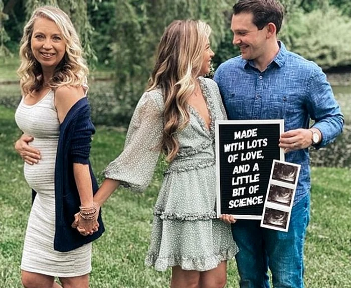 Modul atipic în care au anunțat sarcina membrii familiei Lockwood Foto Arhivă personală