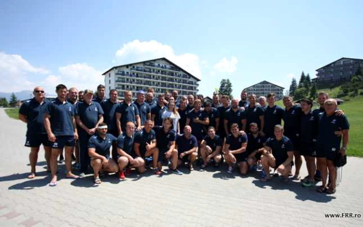 Sandra Izbaşa i-a vizitat pe rugbyşti