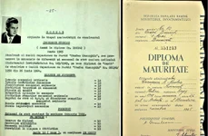 Diploma de Bacalaureat a lui Nicolae Ceaușescu (foto: Arhivele Naționale ale României)