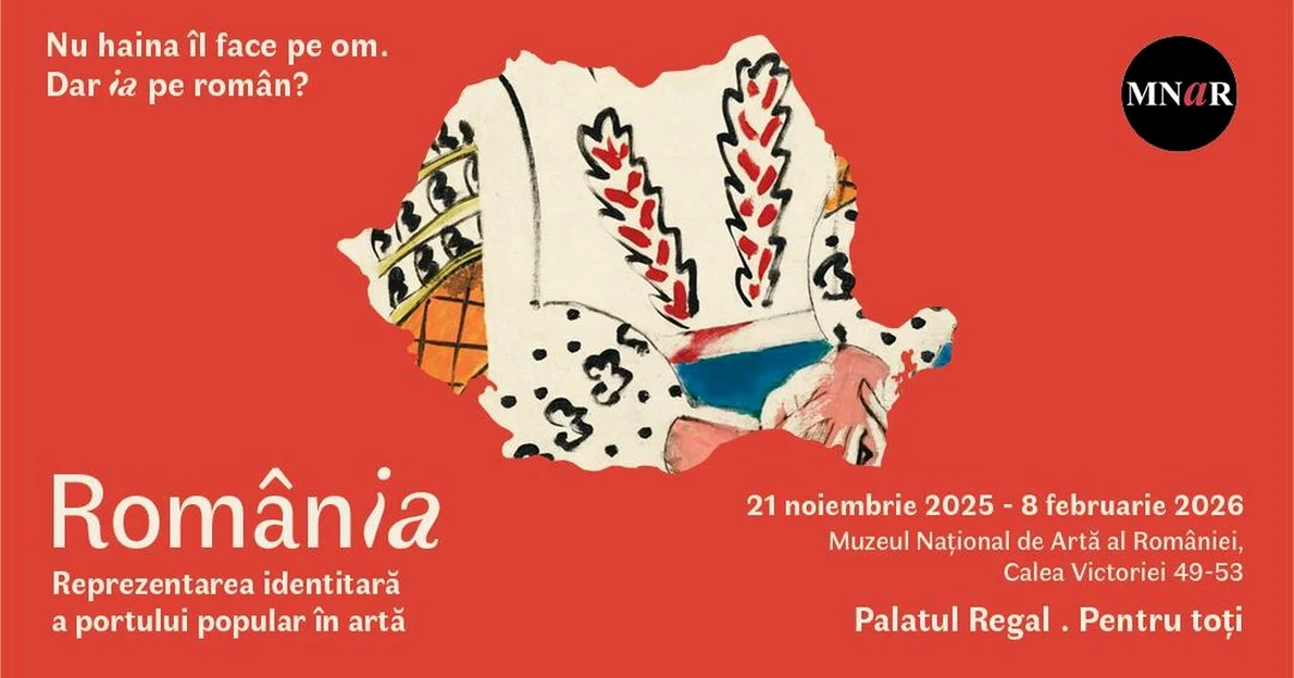„RomânIA – reprezentarea identitară a portului popular în artă”, o nouă expoziție la MNAR