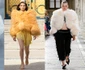 Nina Ricci şi Saint Laurent au readus hainele cu pene pe podiumul de modă de la Paris  jpeg