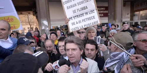 Protest la Sala Palatului FOTO Mediafax 