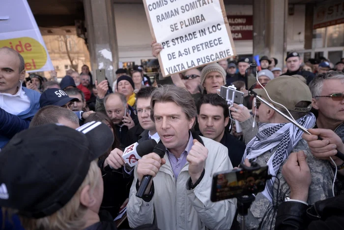 Protest în timpul Congresului PSD FOTO Mediafax