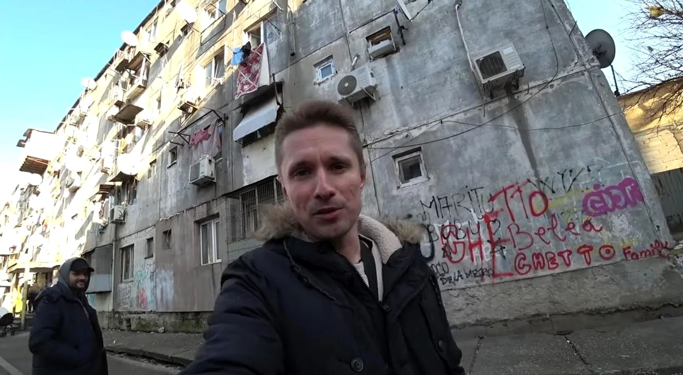 Ben Ryan a stat câteva ore în Ferentari FOTO YouTube