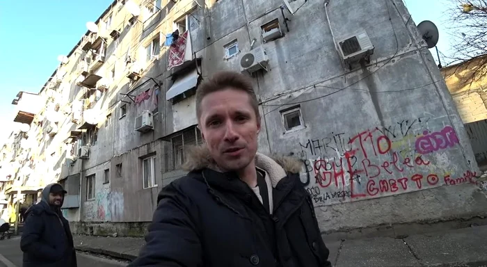 Ben Ryan a stat câteva ore în Ferentari FOTO YouTube