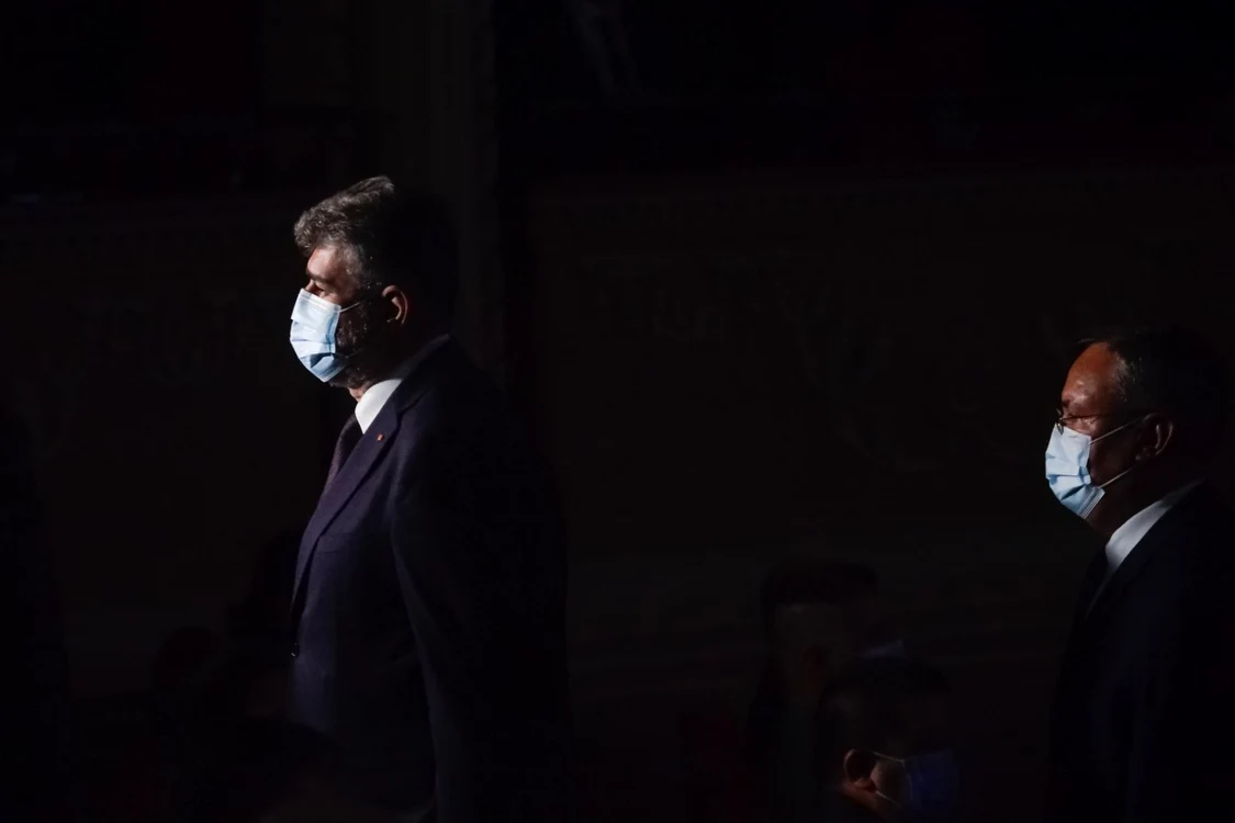 Preşedintele PSD, Marcel Ciolacu, şi premierul Nicolae Ciucă Foto: Mediafax