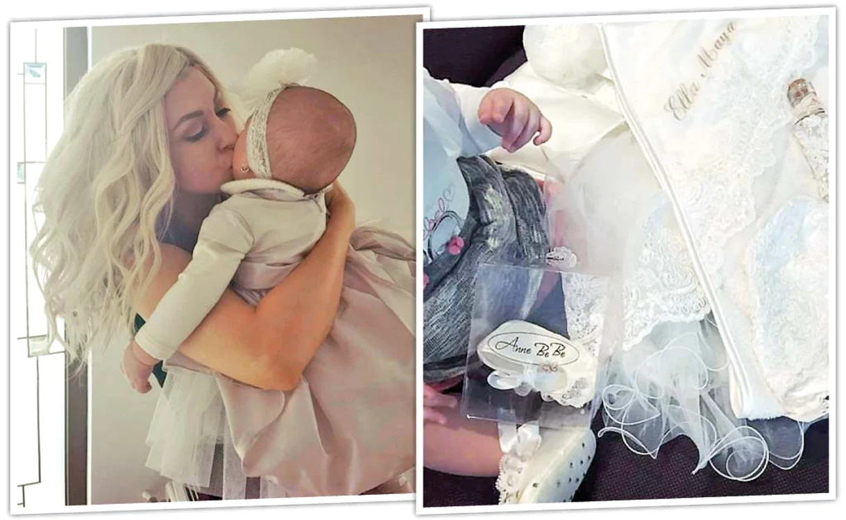 Andreea Bălan îşi botează mâine fiica, pe Ella, în rochie de prinţesă