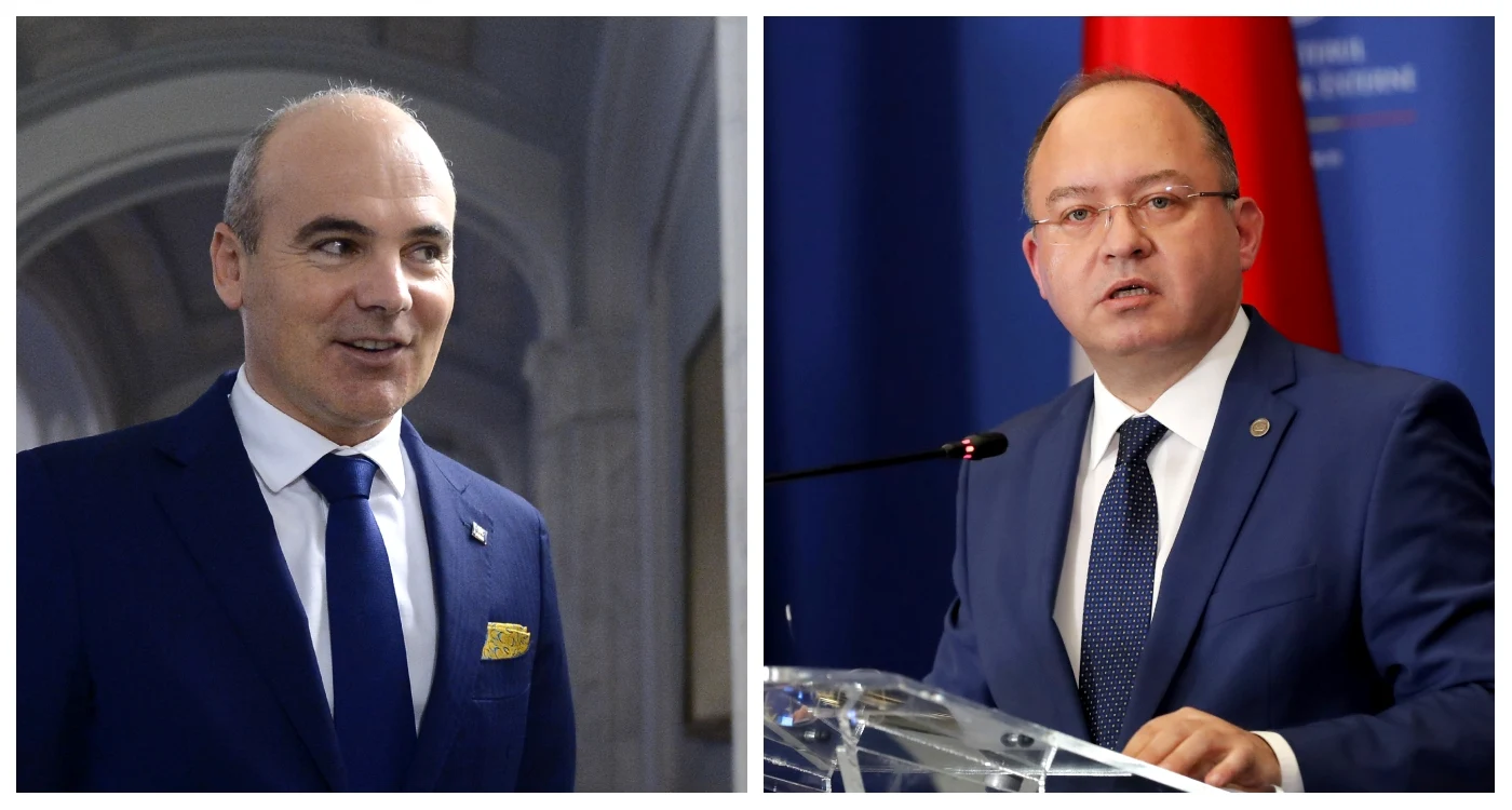 Rareș Bogdan și Bogdan Aurescu s-au contrat în spațiul public FOTO Mediafax/EPA-EFE