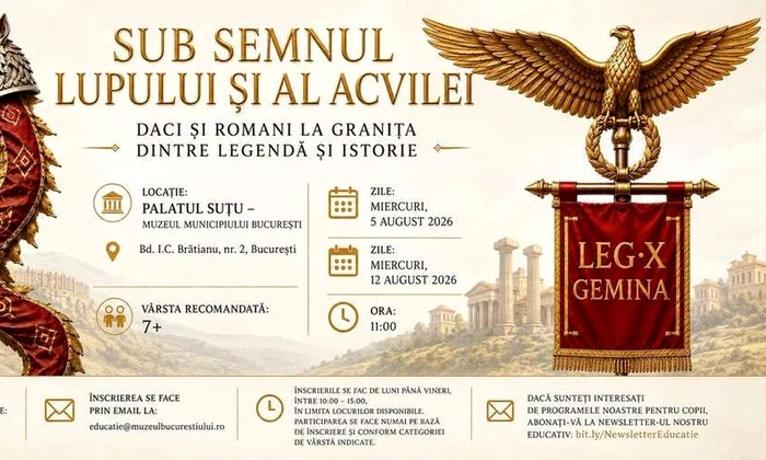 „Sub semnul lupului și al acvilei”. Școala de vară la Muzeul Municipiului București