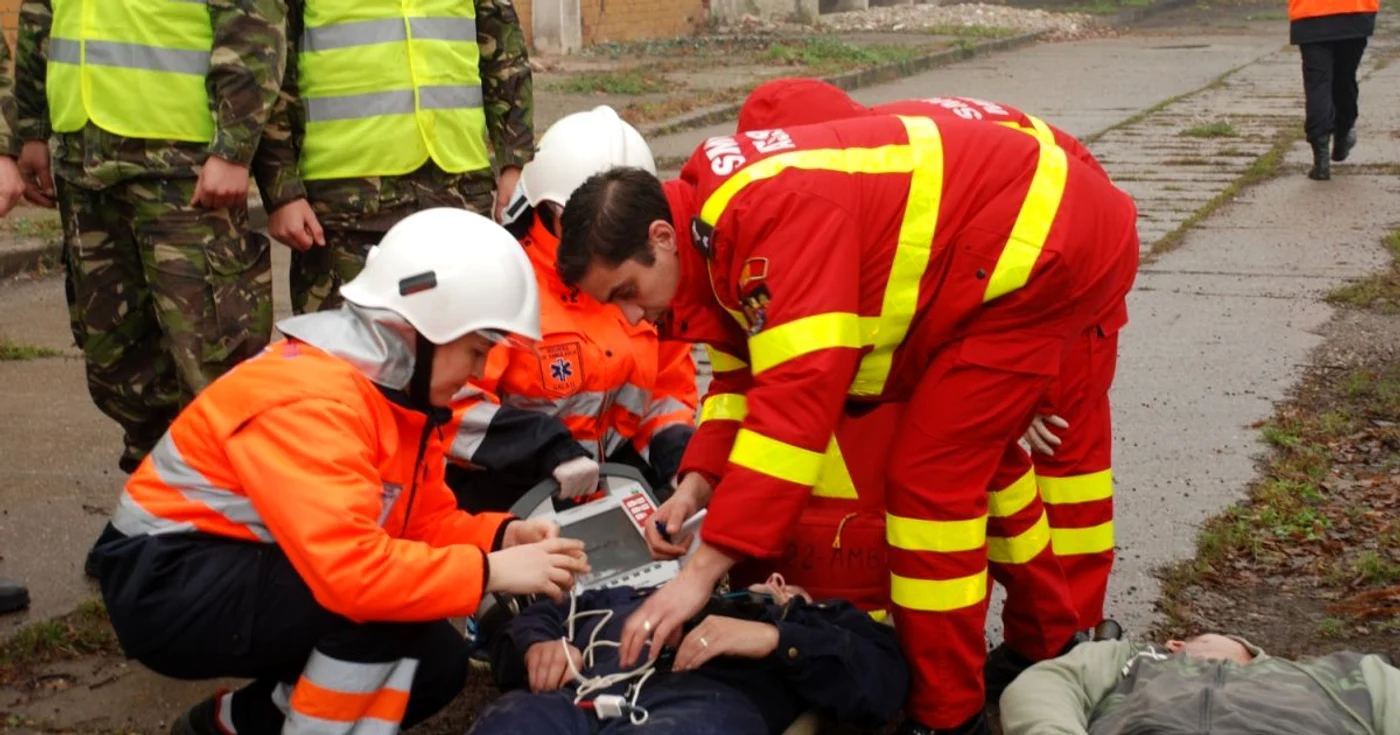 Victimele au fost duse la spital. Foto: Oana Cernat