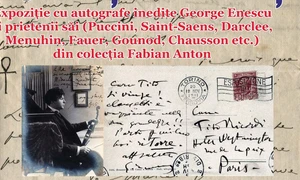 Expoziție inedită dedicată lui George Enescu, la Biblioteca Județeană „G.T. Kirileanu“ Neamț 
