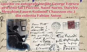 Expoziție inedită dedicată lui George Enescu, la Biblioteca Județeană „G.T. Kirileanu“ Neamț 