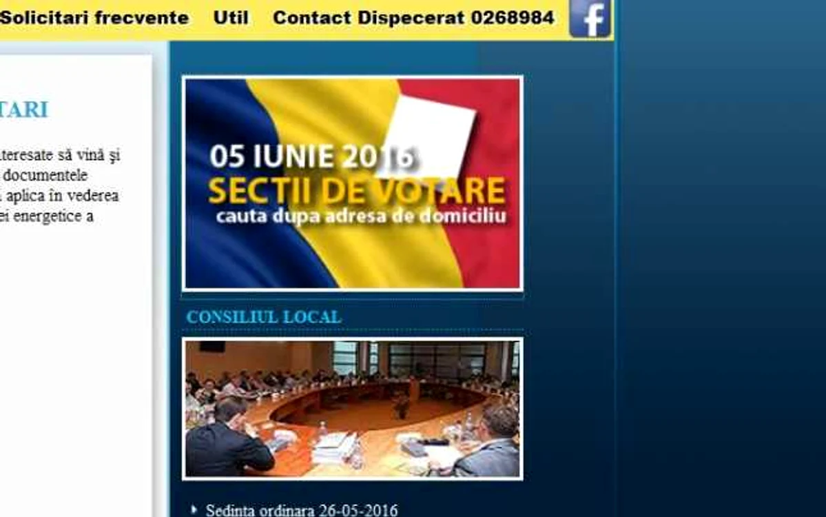Aplicaţia este disponibilă pe site-ul Primăriei.