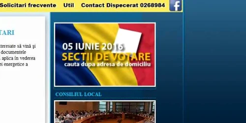 Aplicaţia este disponibilă pe site-ul Primăriei