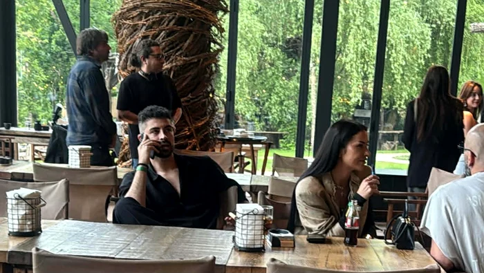 Alina Oprea a stat la masă cu Steve Ant foto: Dana Popa 