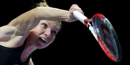 Simona Halep in meciul cu Ana Ivanovici FOTO AP